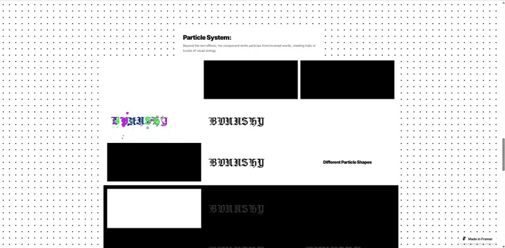 Bounshy - Particle System - New Next.js Hero
