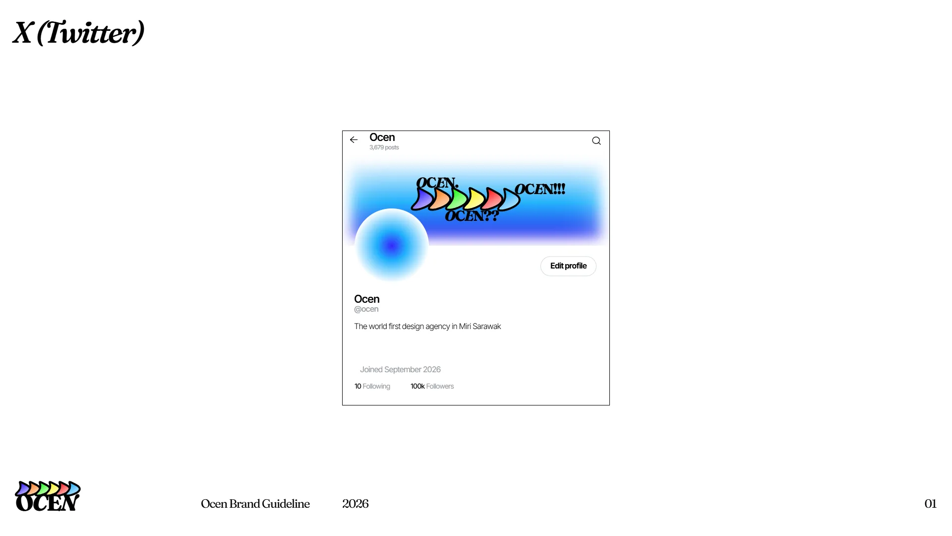 OCEN - X Twitter Guideline - New Next.js Hero