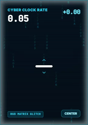 Slider Showcase - Glitch